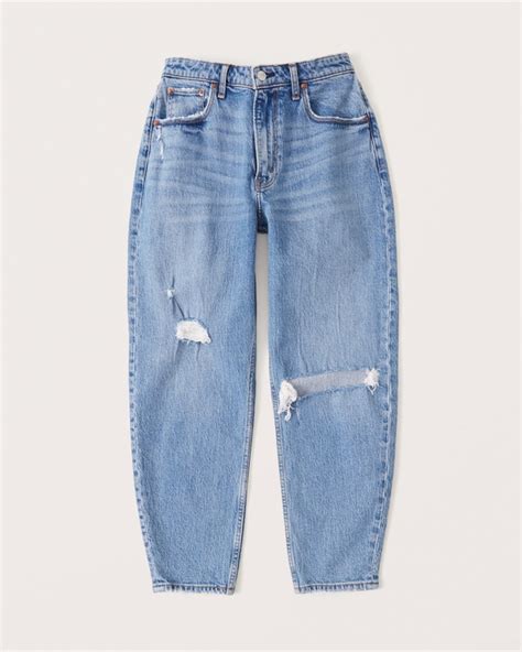 These Abercrombie Curve Love High Rise Mom Jeans (99) are the ones everyone is talking about. . Abercrombie curve love mom jeans